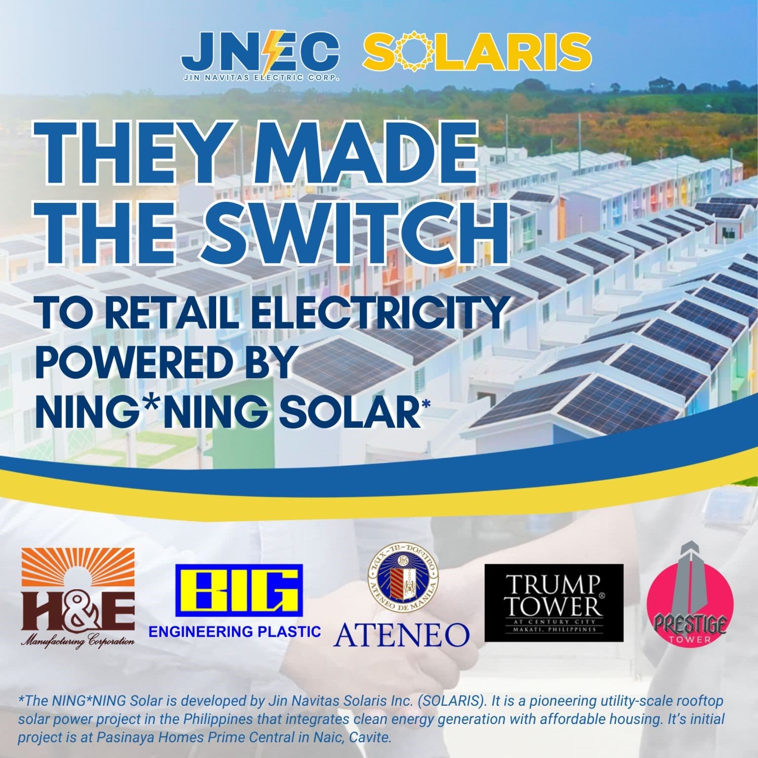 Companies powered by retail electricity from SOLARIS NING*NING Solar